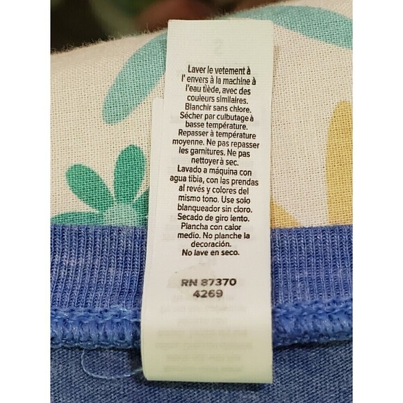 ZETA TAU ALPHA SORORITY BLUE T-SHIRT TOP WOMEN SMALL SEEK THE NOBLEST SISTERS - Picture 12 of 12